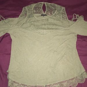 Express Olive Green Shirt